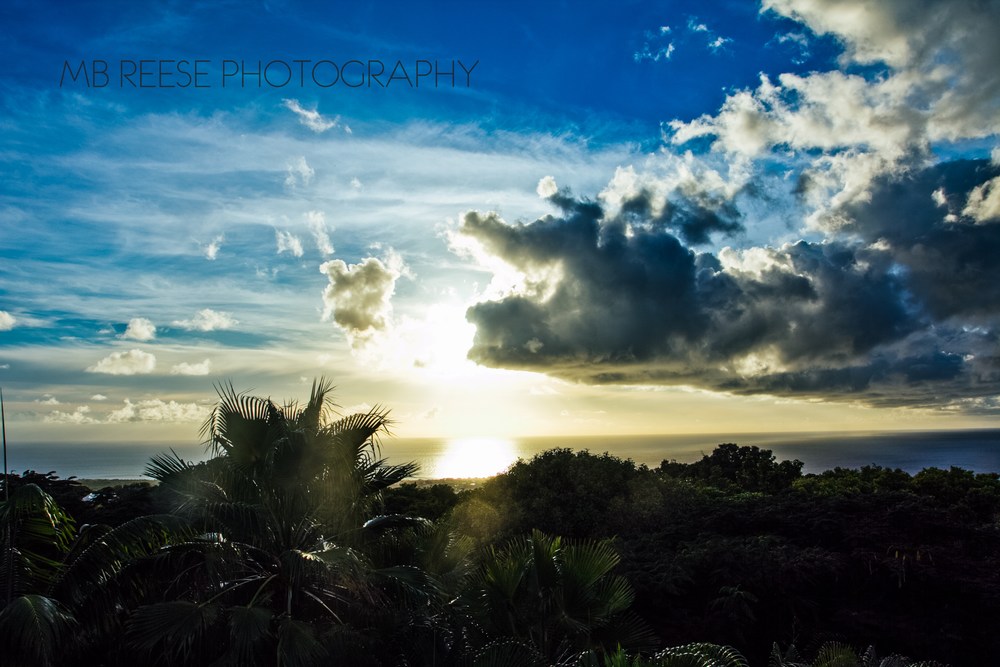 Sunset atop Bananas, Nevis Sunset atop Bananas, Nevis