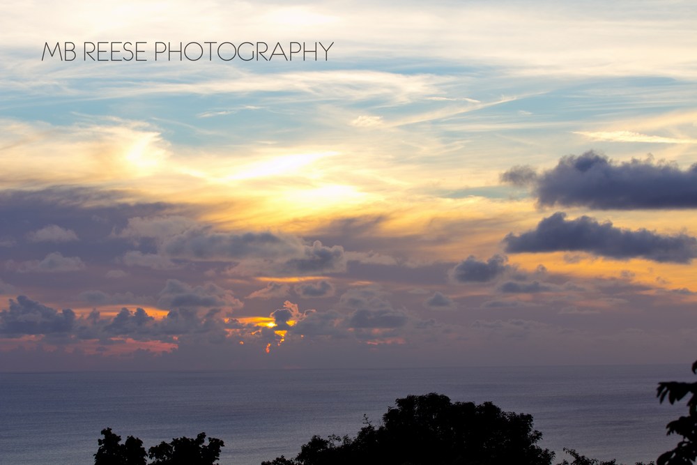 Sunset atop Bananas, Nevis Sunset atop Bananas, Nevis
